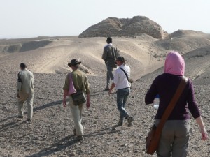 FAYOUM op weg naar piramide van Seila 